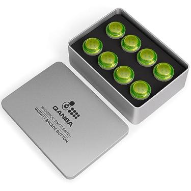 Imagem de qanba Gravity LX 30mm Mechanical Pushbutton Switch Button Arcade Buttons DIY Kit (Boxed (Translucent Yellow B02)