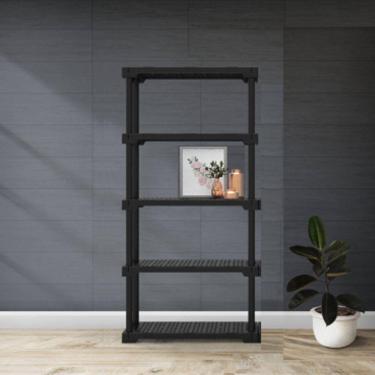 Imagem de Estante Modular 5 Prateleiras Cube Eco Grifit Preto