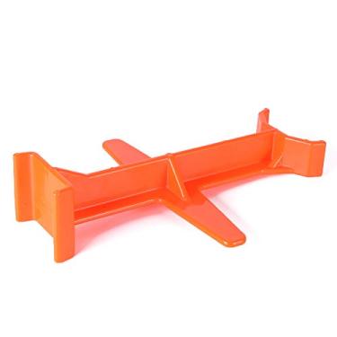 Imagem de MOTO4U Suporte de garfo de bicicleta Dirt Bike Proteção de transporte 25 cm laranja