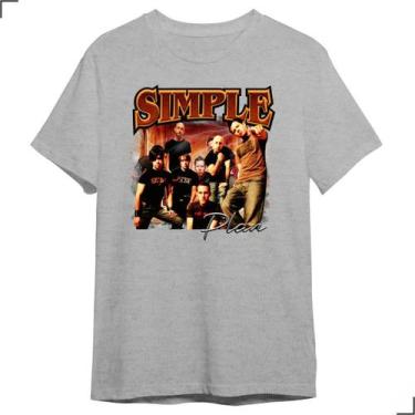 Imagem de Camiseta Vintage Simple Plan Banda Rock Anos 90 Tornê Brasil - Asulb