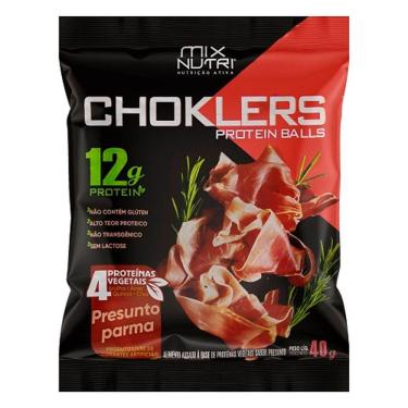Imagem de Choklers Protein Balls Snack com 12g de Proteína Sabor Presunto Parma 40g
