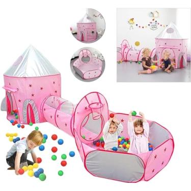 Imagem de Estrela - Barraca Infantil Astronauta, Cabana Meninas e Meninos para Ar Livre e Uso Interno, 3 em 1 Com Toca Fort Procura Tesouro e Basquete