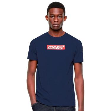 Imagem de Camiseta Diesel Masculina T-Diegor-SH1 Arrow Logo Azul Marinho-Masculino