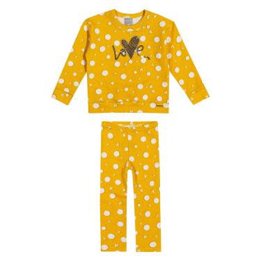 Imagem de Conjunto Infantil Longo Colorittá Love Blusa + Calça Menina-Feminino