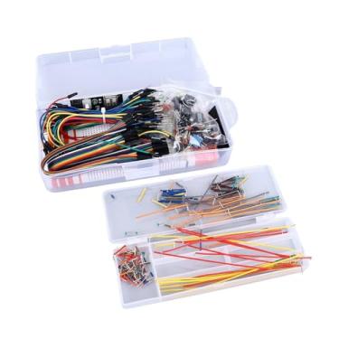 Imagem de Kit de Placa de Ensaio Com 830 Pontos, Fio Componente, Pontos de Amarração, Potenciomete, Pacote de Componente, Circuito, Prancha de Prototipagem
