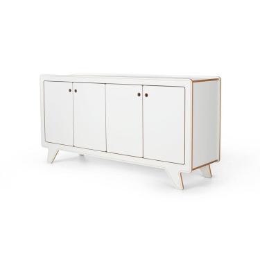 Imagem de Buffet para Sala de Jantar 4 Portas James Branco