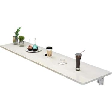 Imagem de Dobrável de parede doméstico longo estreito restaurante leite loja de chá bar jantar cozinha largura 30cm 40cm comprimento 100cm 120cm 140cm, branco, 40 * 140cm