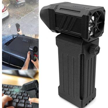 Imagem de Novo Mini soprador Jet Dry, Ventilador de ar portátil Super Jet Fan Ventilador de jato portátil Turbo Ventilador poderoso espanador de ar para carro, resfriamento, limpeza, ao ar livre