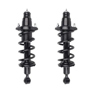 Imagem de Autoround Amortecedor traseiro completo 15381 15382 compatível com Honda Civic 2001 2002 2003 2004 2005 Esquerda e Direita Struts com conjunto de mola helicoidal