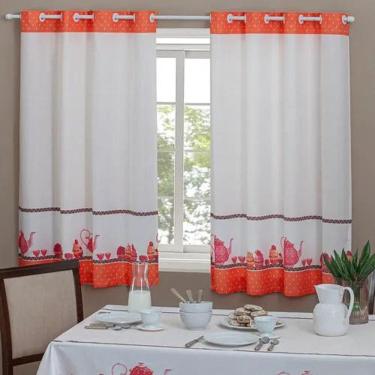 Imagem de Cortina Coz Doce Magia 2,00X1,40M Casa Doro Sultan