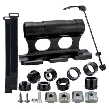 Imagem de Tachiuwa de montagem de garfo de bicicleta Suporte de garfo de bicicleta Rack de teto de carro para SUVs Ciclismo, Preto