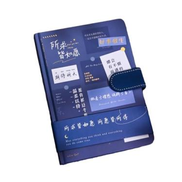 Imagem de Joucien Minimalista, Artístico, Retrô, Ledger Portátil, Capa Chinesa, Fivela de Bolsa de Estudante, Caderno - Good Things Happen - deduzir o custo