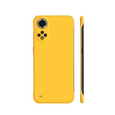 Imagem de Capa ultrafina sem moldura para PC para Huawei para Honor 70 90 80 60 50 Pro SE X8 X9 Magic 5 4 3 Pro capa de telefone rígida de cor gradiente fosca, amarela, para Honor 90 Pro