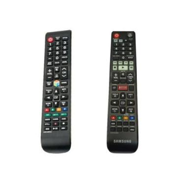 Imagem de Kit 4 Controles De Tv Smart + 1 Controle Home Theater - Samsung
