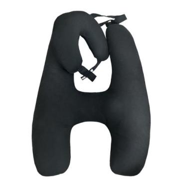 Imagem de Almofada em formato H para viagem de carro com encosto - Nathalia Enxo