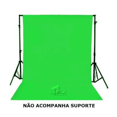 Imagem de 2 Metros Tecido Para Chroma Key Verde 1,80 Metros Largura Fundo Infini