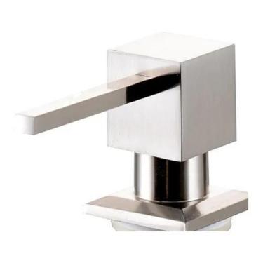 Imagem de Dosador De Detergente Para Embutir Quadrado Escovado - Sollux