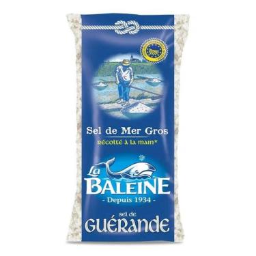 Imagem de Sal grosso marinho frances de Guerande La Baleine 800g
