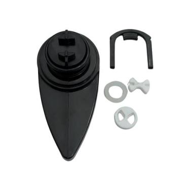 Imagem de Manipulo Manopla Registro Torneira Zagonel Prima Black, PRETO