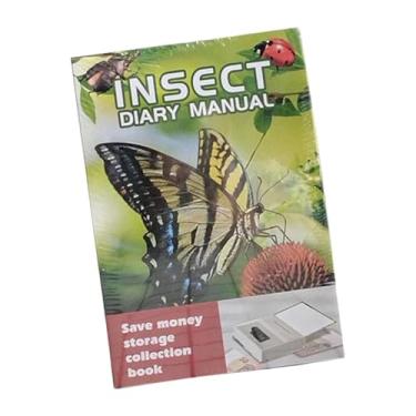 Imagem de YIJU Cofre para livros com fechadura de combinação, cofre para dinheiro de desvio, cofre portátil para mesa, livro oculto para escritório, loja, escola, Style B