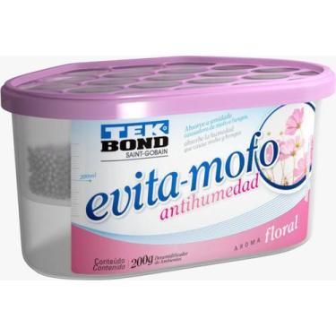Imagem de Desumidificador Ambientes Evita Mofo Tek Bond Aroma Floral 200g