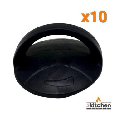 Imagem de Pomel Pegador Puxador para Tampa Cesta sem Vapor 10 Peças