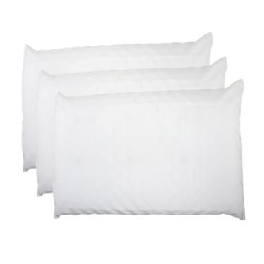 Imagem de Kit 2 Travesseiro Alinhamento de Pescoço Anti Ronco Infravermelho Longo Branco