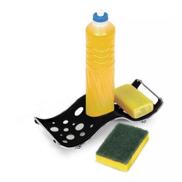 Imagem de Porta Detergente Onda Preto - Niquelar