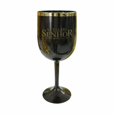 Imagem de Taça Acrílica / Preta - O Cantinho da Fé