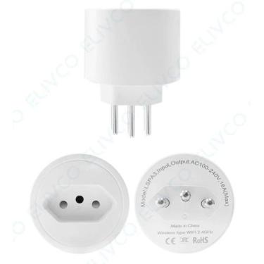 Imagem de Smart Tomada Inteligente 16A Google Tuya Smartlife - Snsimports