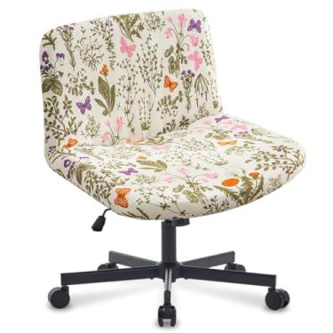 Imagem de Levoberg Capa para cadeira de mesa de escritório sem braços cruzadas capas de cadeira de mesa estampadas capas de cadeira de mesa sem braços cruzadas com pernas largas com destaque protetor de cadeira