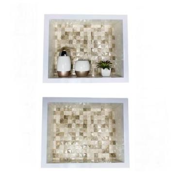 Imagem de Kit 2 Nicho Banheiro De Embutir 30x30cm - Porcelanato - PHZfreeshop, N