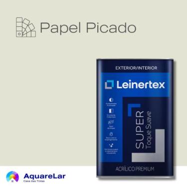 Imagem de Super Acrílica Leinertex Toque Suave Acetinado 18L, PAPEL PICADO