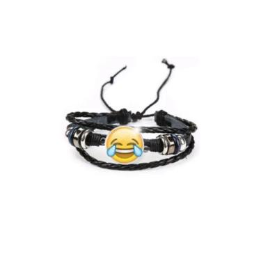 Imagem de Bracelete Emoji Chorar de Rir Chorando de dar risada - RecantoAstralSi