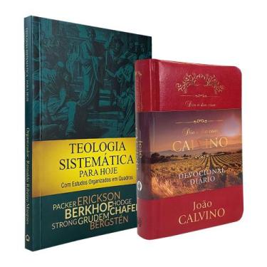 Imagem de Kit 2 Livros  Devocional Dia a Dia com Calvino - Luxo + Teologia Siste