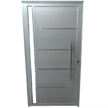 Imagem de Porta Lambril de Alumínio Branco  2.10 X 0.80 x 0.045 com Puxador, Fri