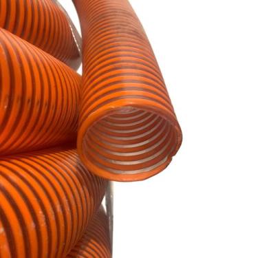 Imagem de Mangueira Duto Sucção Garimpo Drenagem  2 Pol 50mm 7 Metros - BORRACHA