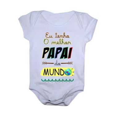 Imagem de Body de Bebê Manga Curta Melhor Papai do Mundo - Calupa, M