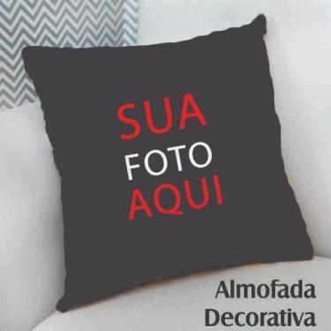Imagem de Almofada Decorativa 25x25cm, Personalizada com a sua foto - Deluzz