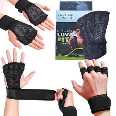 Imagem de Luvas Fit Para Exercícios Treino Academia Exercício Funcional Calisten