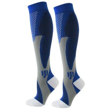 Imagem de Meias alta compressão alivio das dores cano alto treino -1par - SWG, 3