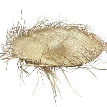 Imagem de Chapéu de Palha Desfiado Estilo Mexicano - 70cm - 1 unidade - Rizzo