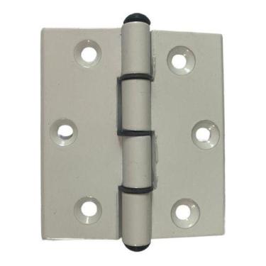 Imagem de Dobradiça Para Porta Portão Portinhola Alumínio 70x70 - 3 Und - GENESI