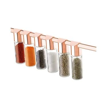Imagem de Vidros P/ Temperos e Condimentos - 6 Peças - Future, Rosé Gold