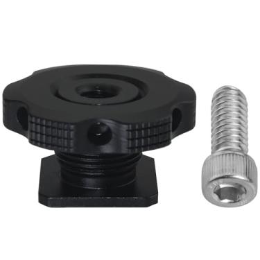 Imagem de LUORNG 1 conjunto de adaptador DSLR Hot Shoe Base universal 1/4 parafuso comprimento do parafuso 16 mm flash DSLR câmera fotografia acessórios para suporte de braço mágico monitor de luz de vídeo