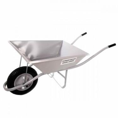 Imagem de Carrinho de mão extra forte caçamba metálica 60L Gordini G-20 - Esfera