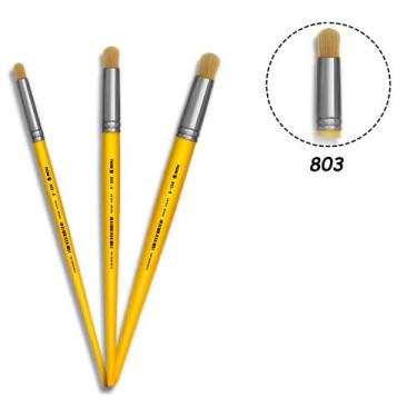 Imagem de 3 Pincel Tigre 803 Redondo Pitua N.0,04,08