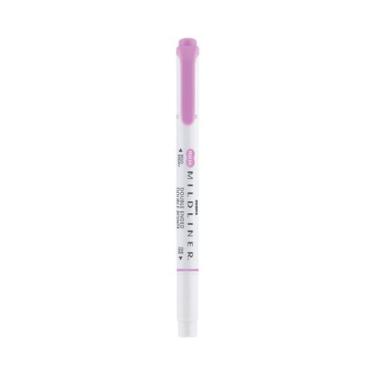 Imagem de Marca-texto Zebra Newpen Mildline Ponta Dupla Magenta