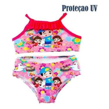 Imagem de Biquini Infantil  Moda Praia Verão Com Proteção Uv - ANJO DA MAMÃE, Ve