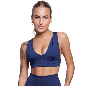 Imagem de Top Bojo Suplex Liso Bella Fiore Roupa Para Academia Treino Moda Fitnees-Feminino